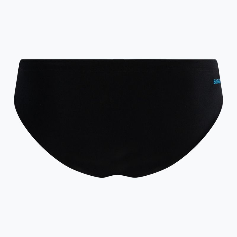 Slip da bagno Speedo Tech Panel da uomo nero/piscina/antracite USA 2