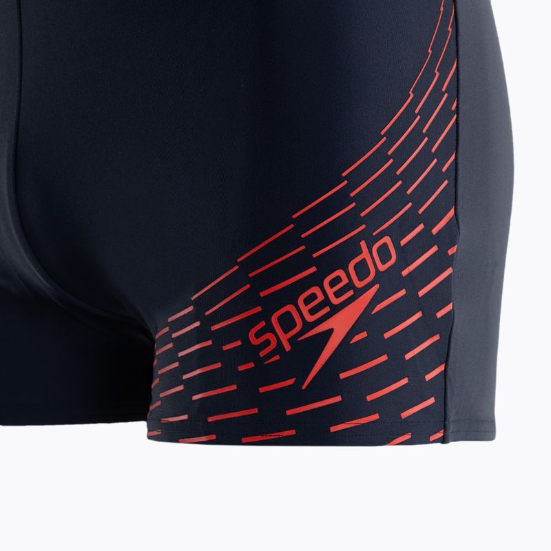 Speedo Uomo Medley Logo medley boxer nuoto truenavy/dragonfireorng 3