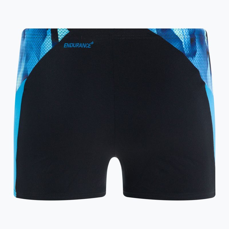 Pantaloncini da bagno Speedo Eco Endurance+ Splice da uomo nero/piscina/blu fiamma 2