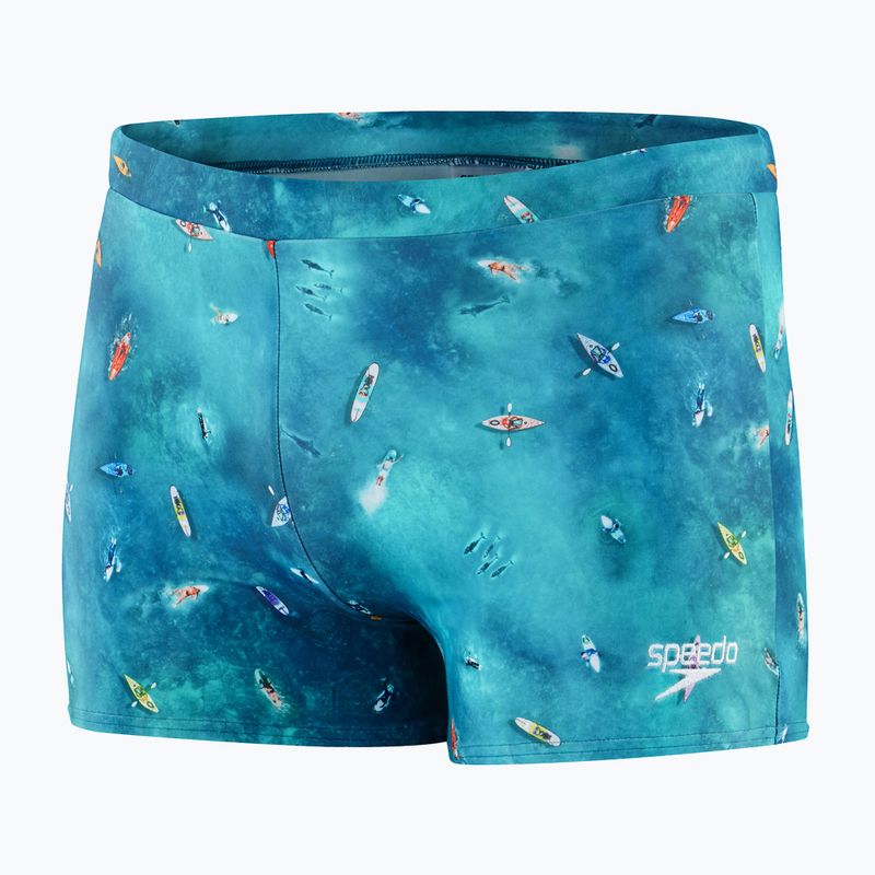 Speedo Escape surf artic teal/tile/nero boxer da bagno da uomo 4