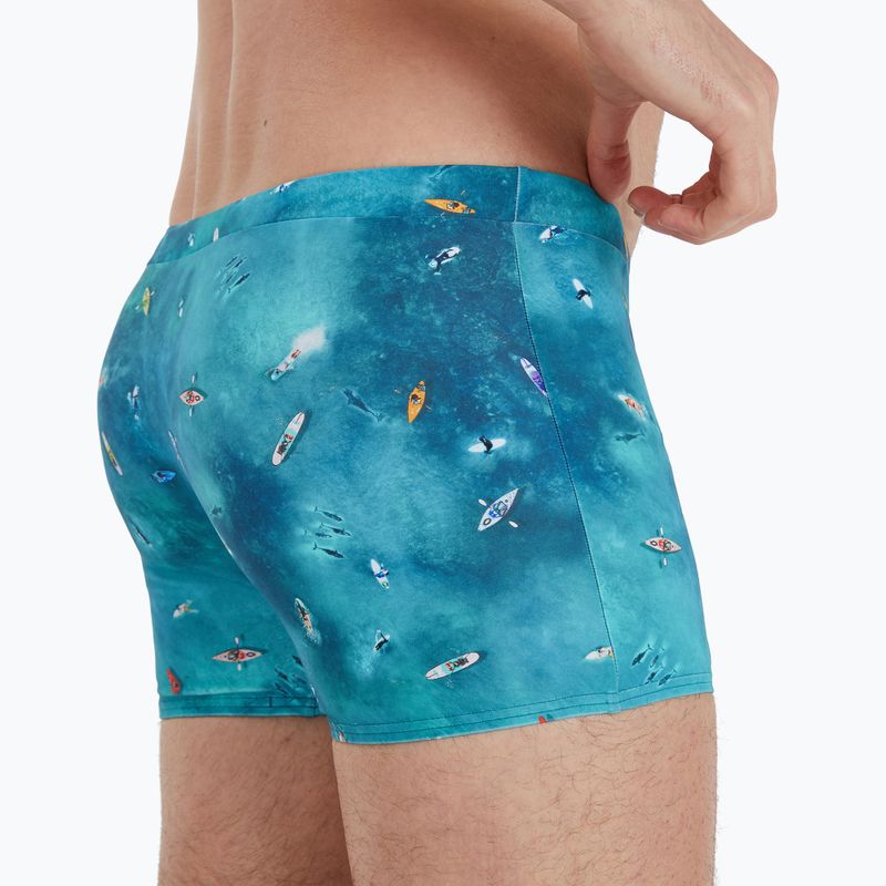 Speedo Escape surf artic teal/tile/nero boxer da bagno da uomo 7