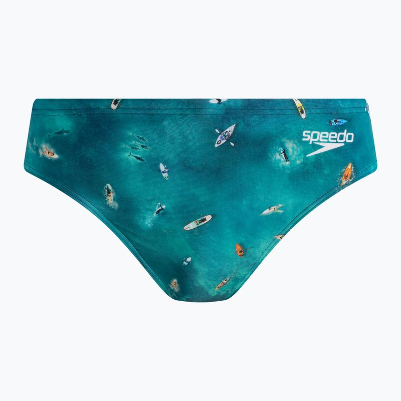 Speedo Escape surf artic teal/tile/nero slip da bagno da uomo