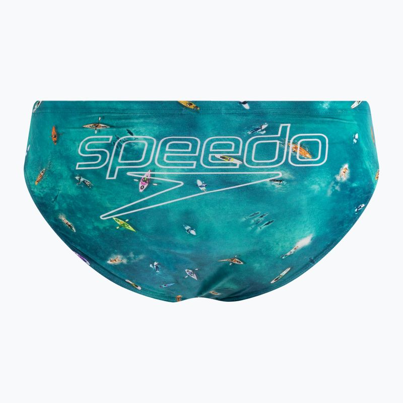 Speedo Escape surf artic teal/tile/nero slip da bagno da uomo 2