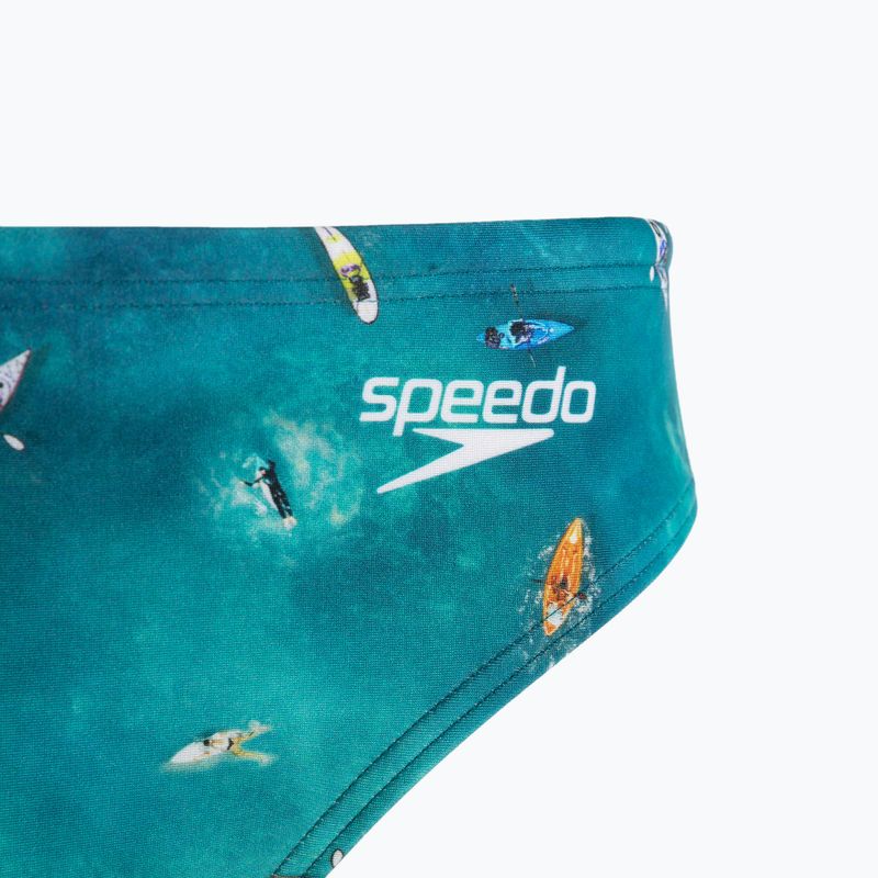Speedo Escape surf artic teal/tile/nero slip da bagno da uomo 3