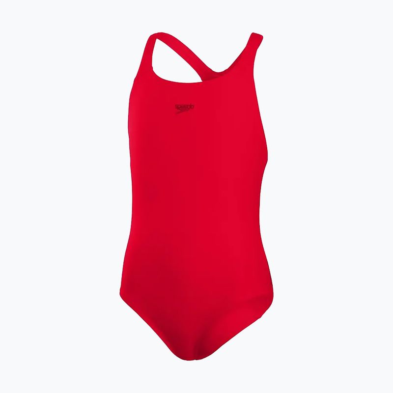 Costume intero Speedo ECO Endurance+ Medalist rosso per bambini 5