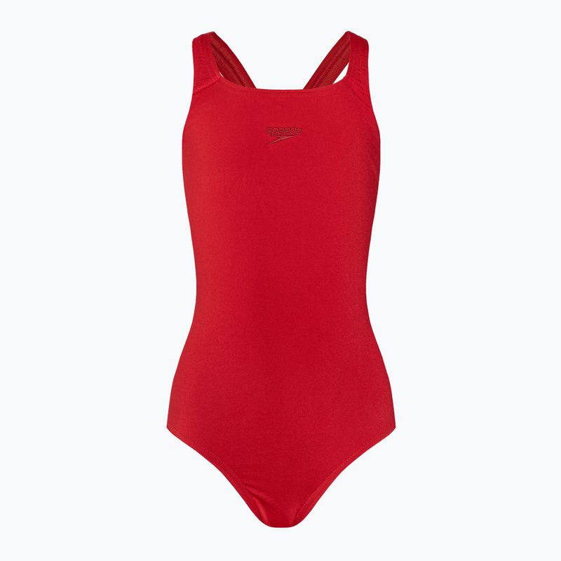 Costume intero Speedo ECO Endurance+ Medalist rosso per bambini