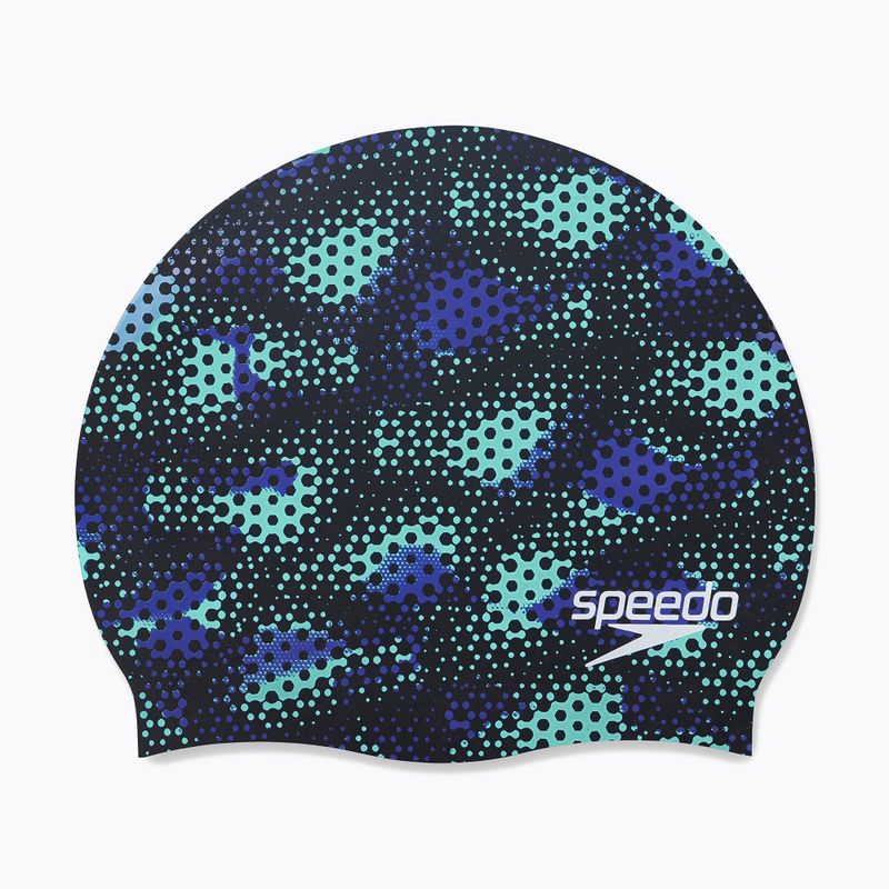Cuffia da nuoto Speedo Logo Placement per bambini nero/bianco/viola 3