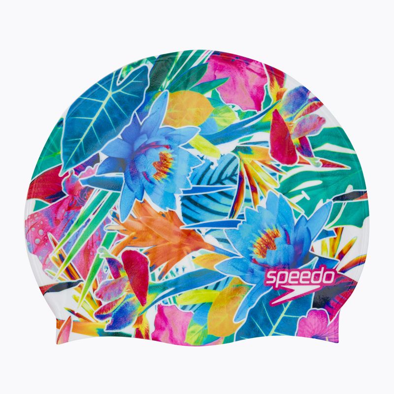 Cuffia da nuoto Speedo Digital Print blu/stampata