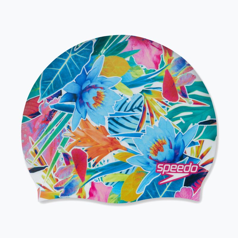 Cuffia da nuoto Speedo Digital Print blu/stampata 3