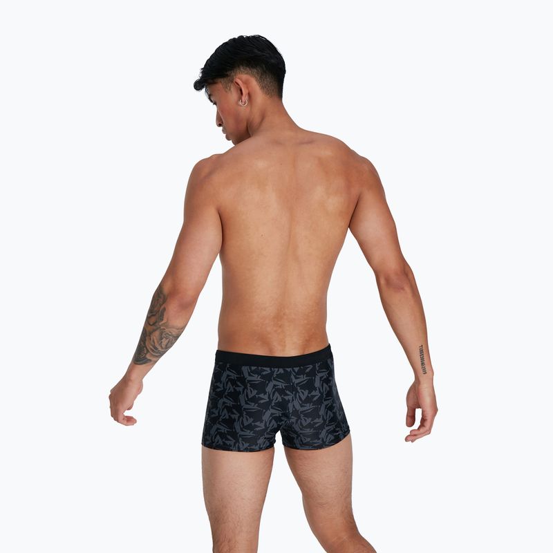 Boxer da bagno Speedo Valmilton nero/usa carbone da uomo 6