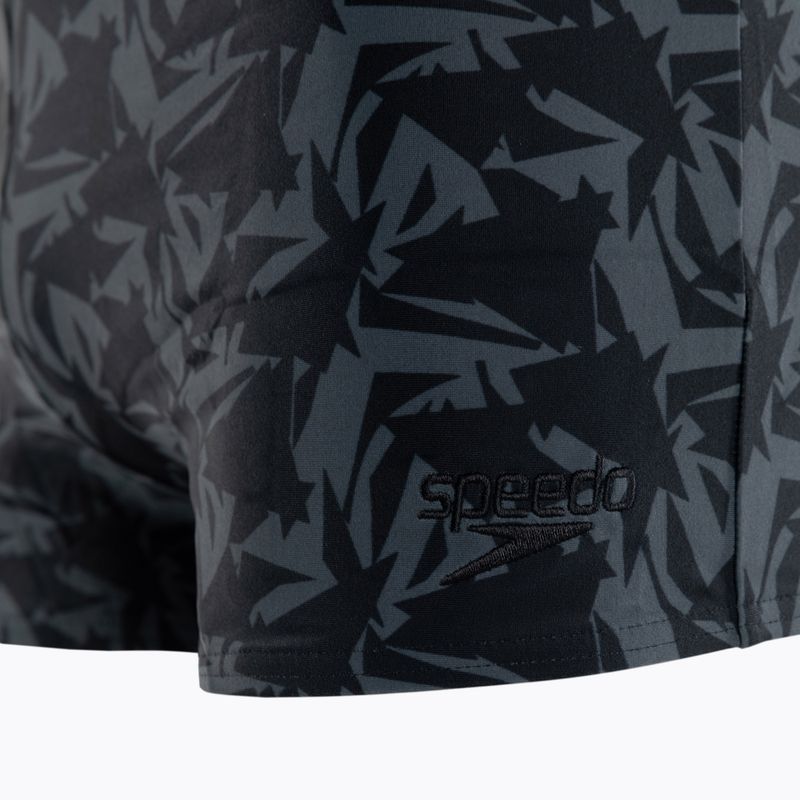 Boxer da bagno Speedo Valmilton nero/usa carbone da uomo 4