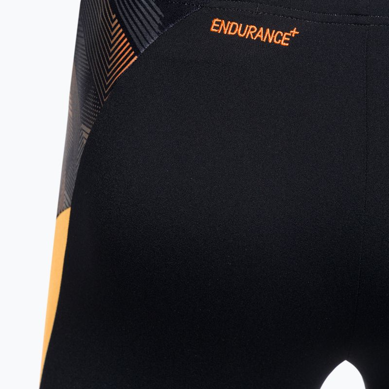 Speedo Eco Endurance+ Splice costume da bagno da uomo nero/papaya punch/usa charcoal 3