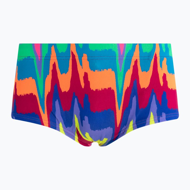 Slip da bagno Speedo da uomo Allover magenta/rosa fluo/ultravioletto/piscina