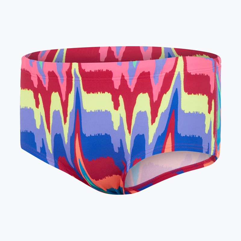 Slip da bagno Speedo da uomo Allover magenta/rosa fluo/ultravioletto/piscina 4