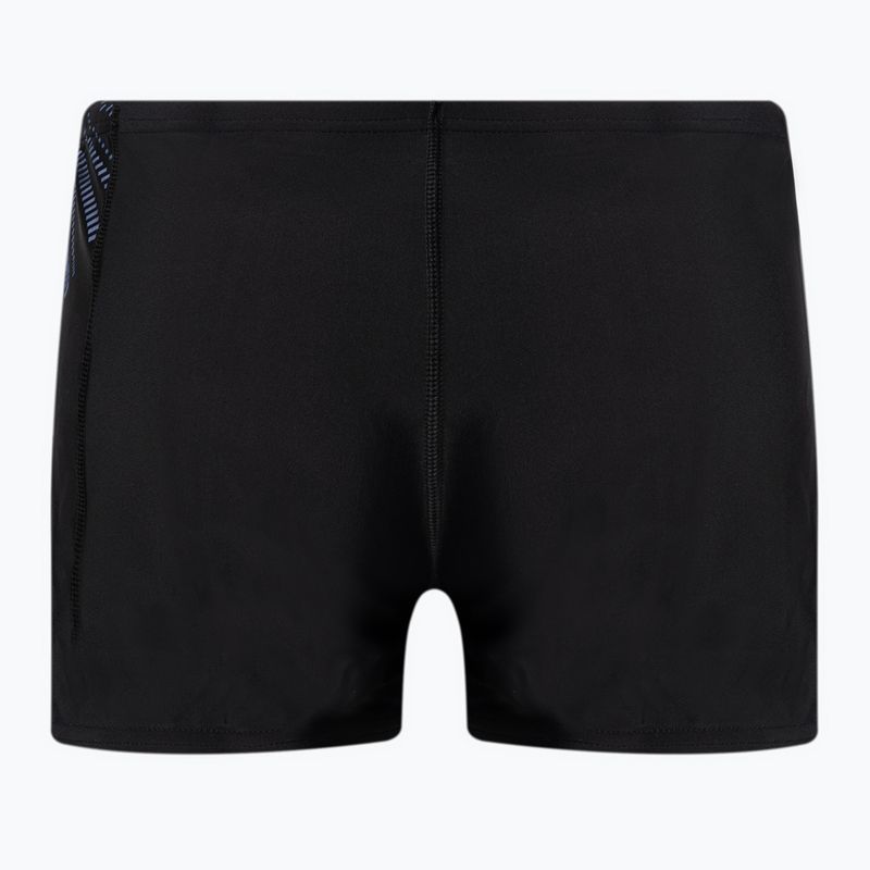 Speedo Plastisol Placement, costume da bagno per bambini nero/papaya punch/blu flame 2