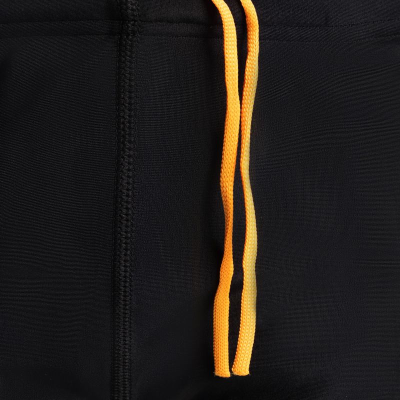 Speedo Plastisol Placement, costume da bagno per bambini nero/papaya punch/blu flame 4