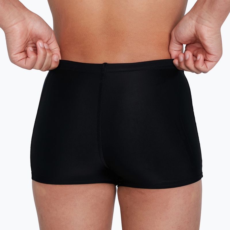 Speedo Plastisol Placement, costume da bagno per bambini nero/papaya punch/blu flame 6