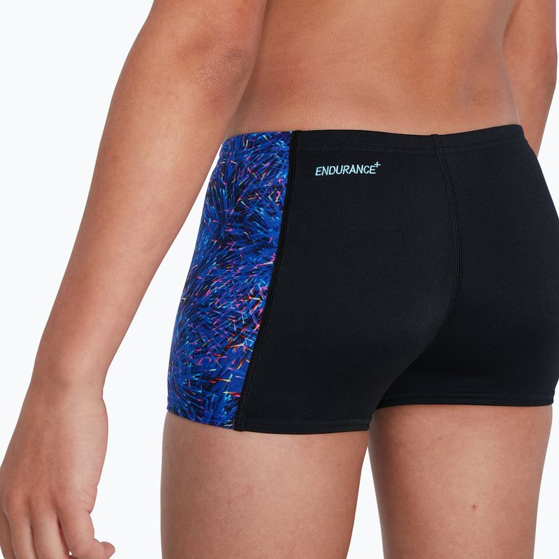 Speedo Digital Allover Panel - costume da bagno per bambini nero/marino 7