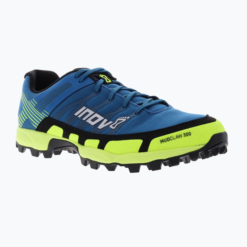 Scarpe da corsa da uomo Inov-8 Mudclaw 300 blu/giallo 11