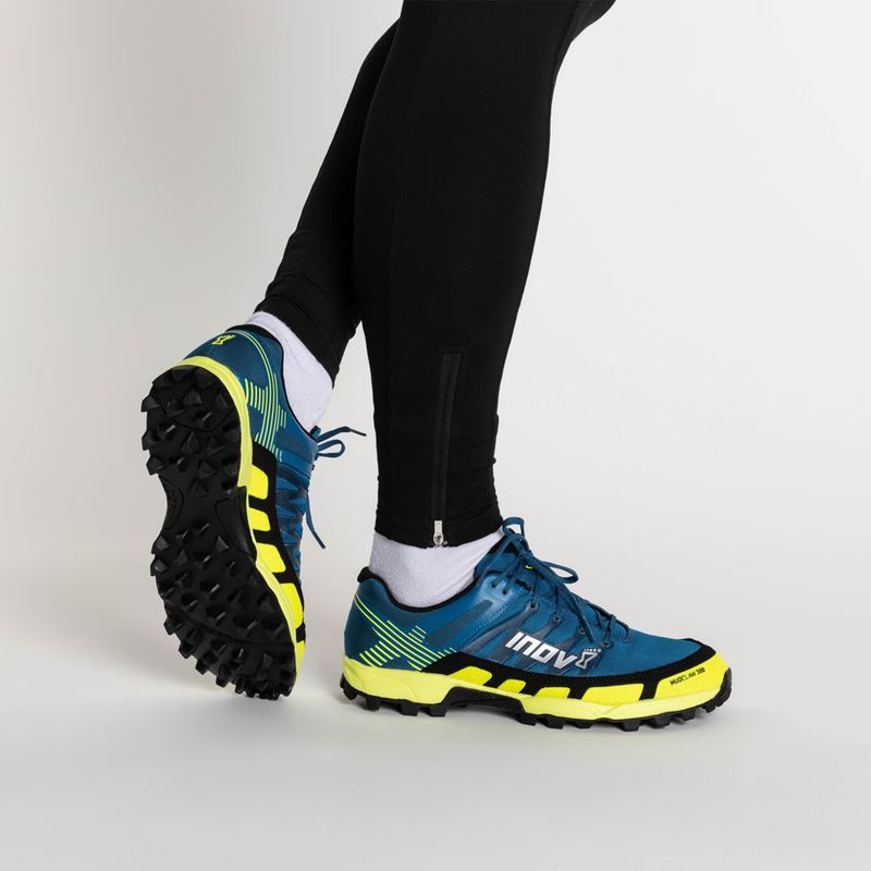 Scarpe da corsa da uomo Inov-8 Mudclaw 300 blu/giallo 2