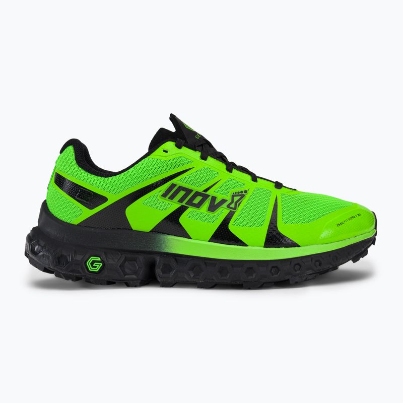 Scarpe da corsa da uomo Inov-8 Trailfly Ultra G300 Max verde/nero 2
