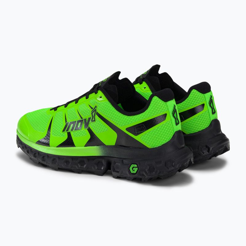 Scarpe da corsa da uomo Inov-8 Trailfly Ultra G300 Max verde/nero 4