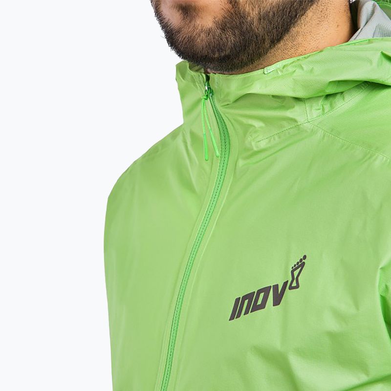 Giacca da corsa da uomo Inov-8 Raceshell Pro FZ verde 3