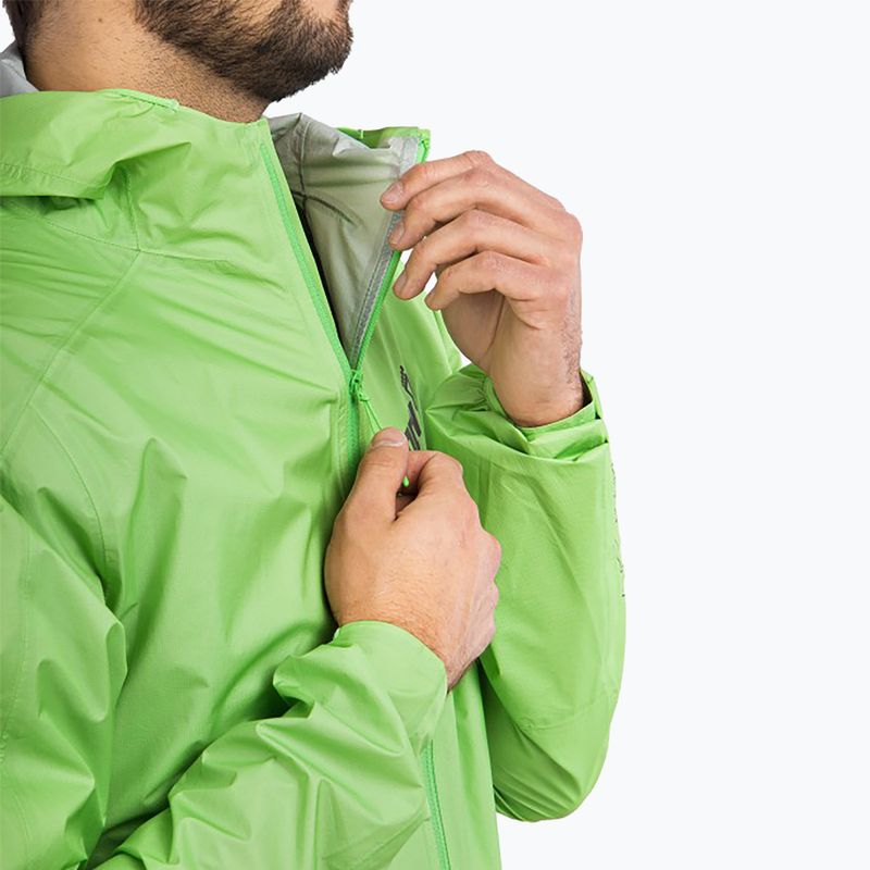 Giacca da corsa da uomo Inov-8 Raceshell Pro FZ verde 4