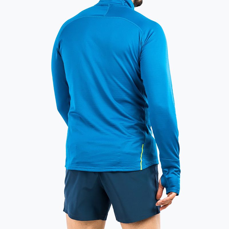 Felpa da corsa Inov-8 Venturelite Mid Half Zip uomo blu 2