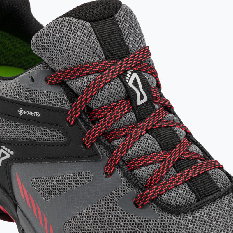 Scarpe da corsa da uomo Inov-8 Roclite G 315 GTX V2 grigio/nero/rosso 8