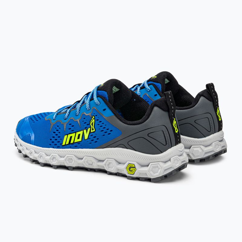 Scarpe da corsa da uomo Inov-8 Parkclaw G280 blu/grigio 3