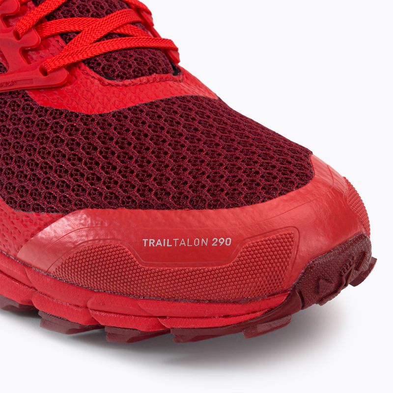 Scarpe da corsa Inov-8 Trailtalon 290 rosso scuro/rosso da uomo 7