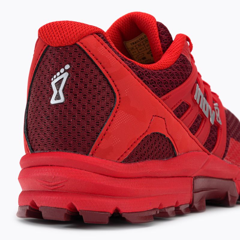 Scarpe da corsa Inov-8 Trailtalon 290 rosso scuro/rosso da uomo 8