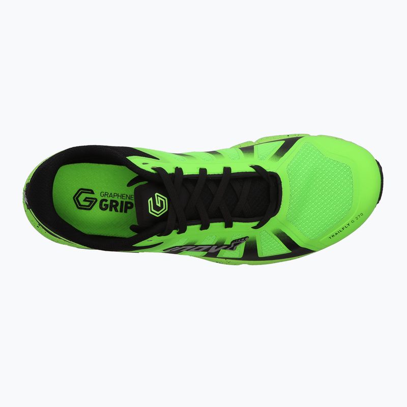 Scarpe da corsa da uomo Inov-8 Trailfly G 270 V2 verde/nero 15