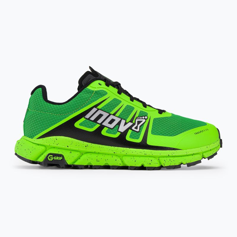 Scarpe da corsa da uomo Inov-8 Trailfly G 270 V2 verde/nero 2