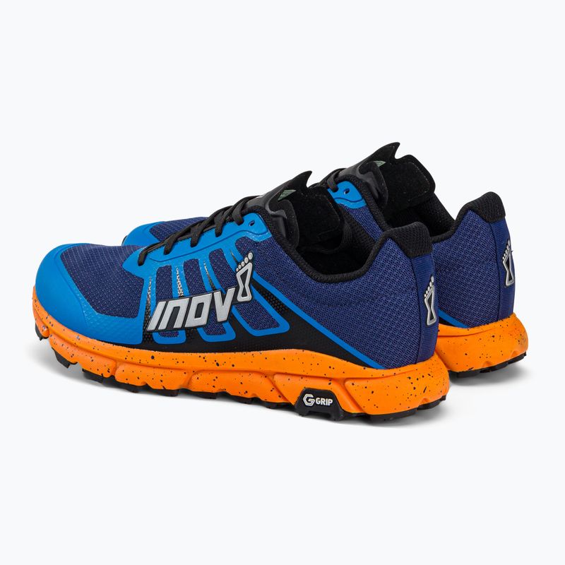 Scarpe da corsa da uomo Inov-8 Trailfly G 270 V2 blu/nectar 3