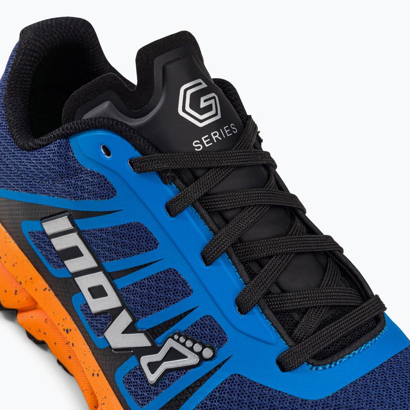 Scarpe da corsa da uomo Inov-8 Trailfly G 270 V2 blu/nectar 8