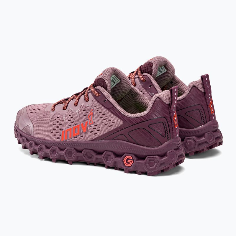 Scarpe da corsa da donna Inov-8 Parkclaw G280 lilla/viola/corallo 4