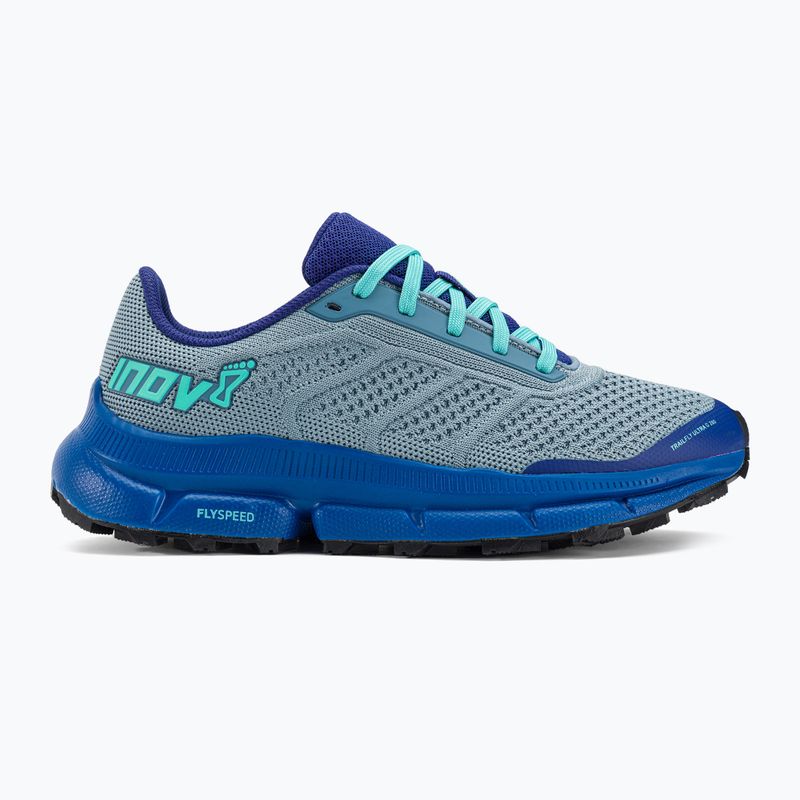 Scarpe da corsa da donna Inov-8 Trailfly Ultra G 280 blu chiaro/blu 2
