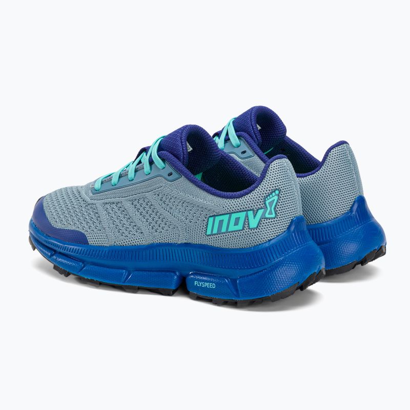 Scarpe da corsa da donna Inov-8 Trailfly Ultra G 280 blu chiaro/blu 3