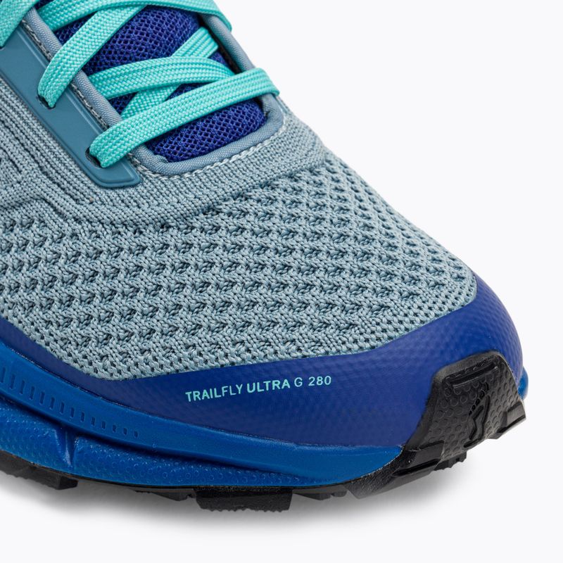 Scarpe da corsa da donna Inov-8 Trailfly Ultra G 280 blu chiaro/blu 7