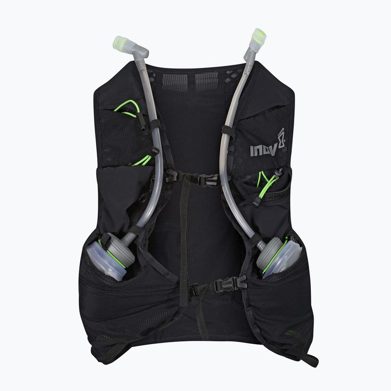 Gilet da corsa Inov-8 Ultrapack Pro 2in1 nero/verde 6