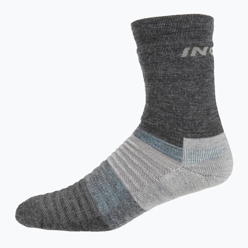 Inov-8 Active Merino+ calzini da corsa grigio/melange 6