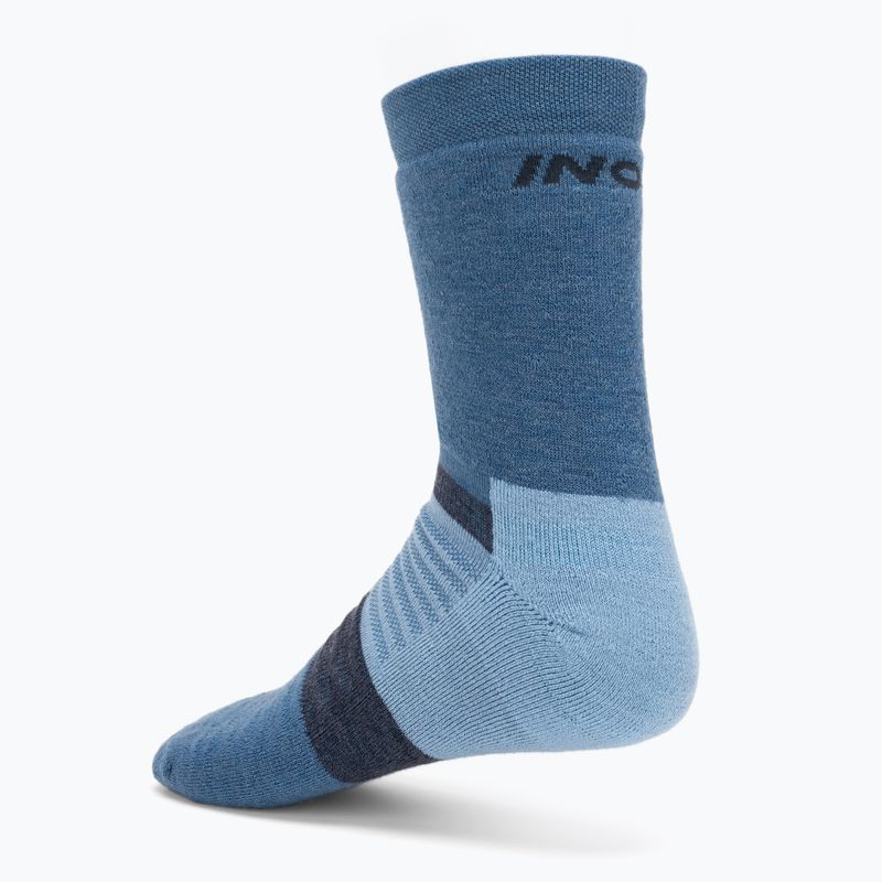 Inov-8 Active Merino+ calzini da corsa grigio/melange 2