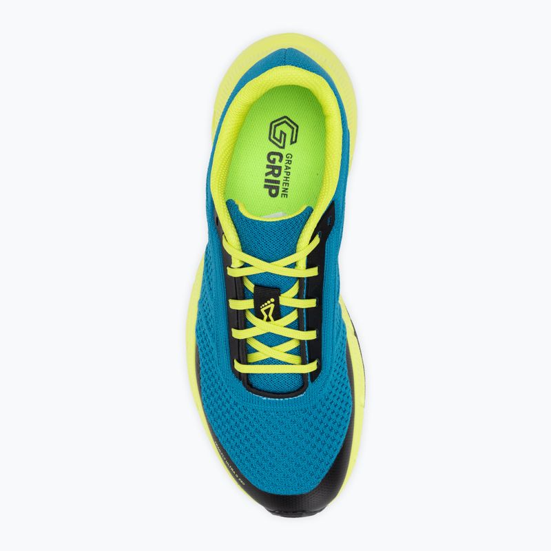 Scarpe da corsa da uomo Inov-8 Trailfly Ultra G 280 blu/giallo 5