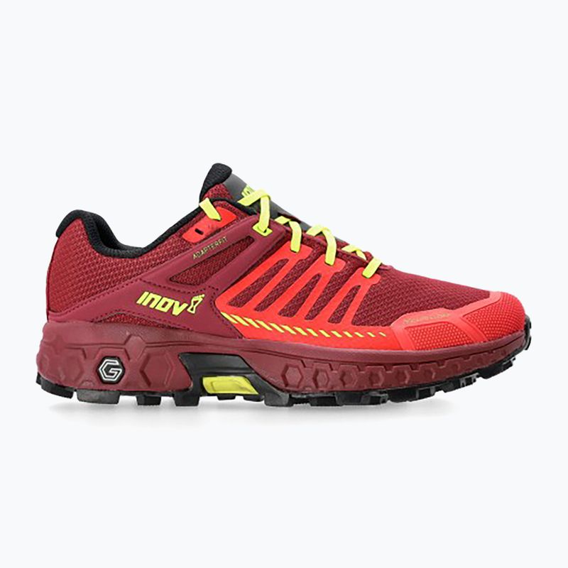 Scarpe da corsa da uomo Inov-8 Roclite Ultra G 320 rosso scuro/rosso/giallo 8