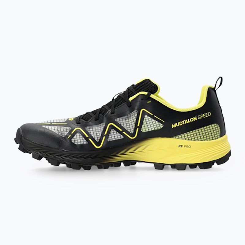 Scarpe da corsa da uomo Inov-8 Mudtalon Speed nero/giallo 10