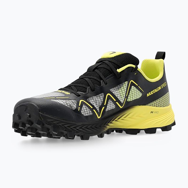 Scarpe da corsa da uomo Inov-8 Mudtalon Speed nero/giallo 11