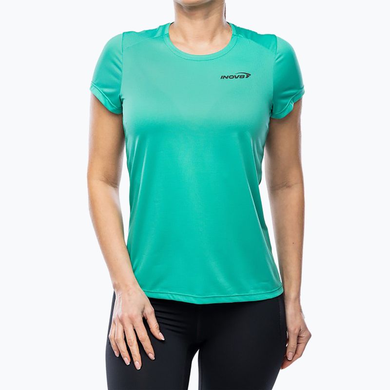 Maglietta da corsa Inov-8 Performance donna acqua/acqua scuro