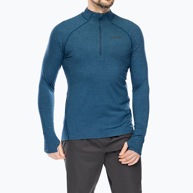 Felpa da corsa Inov-8 Train Elite Mid Half Zip Uomo navy